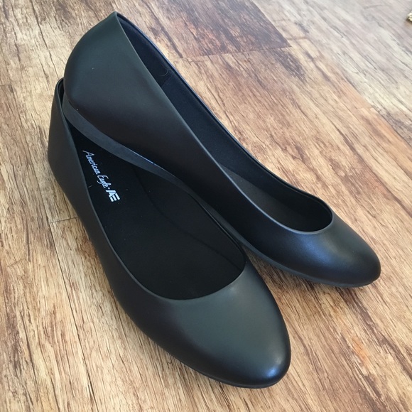 american eagle flats black